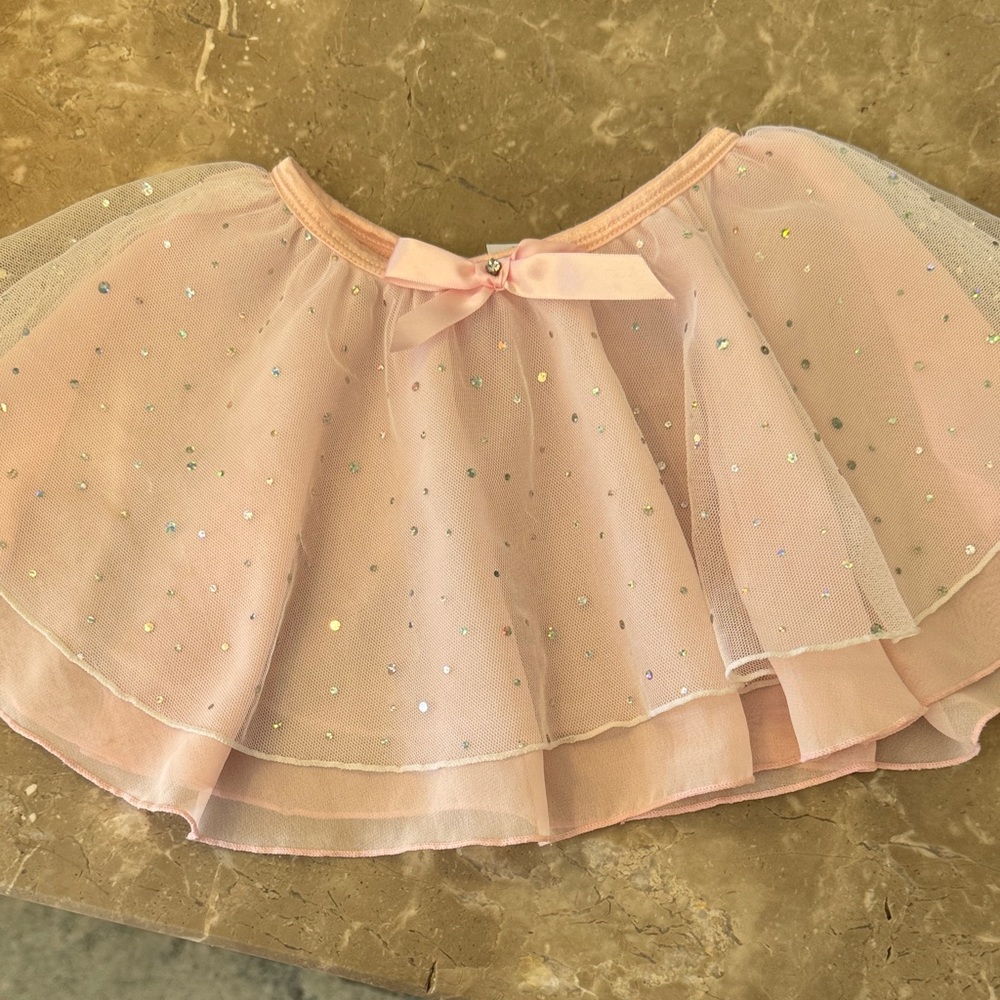 Pink Glitter Kids Skirt